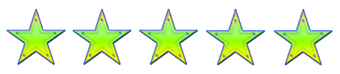 Positive Kundenbewertung mit 5 Sternen, maximale Punktzahl Positive Kundenbewertung mit 5 Sternen, maximale Punktzahl